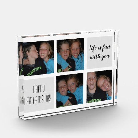 Photo Collage For Dad Photo Block