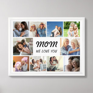 Photo Collage For Mom Mommy Mothers Day Framed Art