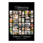 Photo Collage Funeral Celebration of Life Welcome