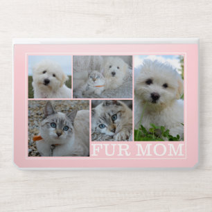 Photo Collage FUR MOM Blush Pink HP Laptop Skin