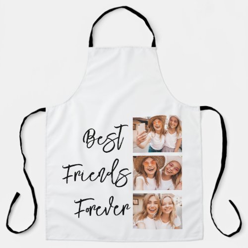 Photo Collage Gift for Best Friends Forever Apron