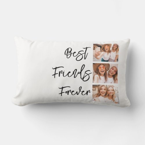 Photo Collage Gift for Friend Throw Pillow