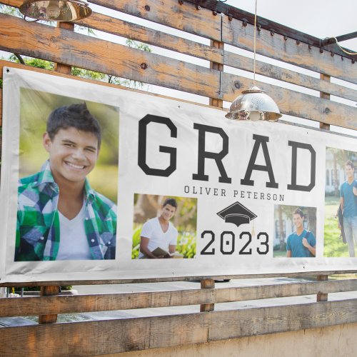 Photo Collage Grad Class of 2023 Banner