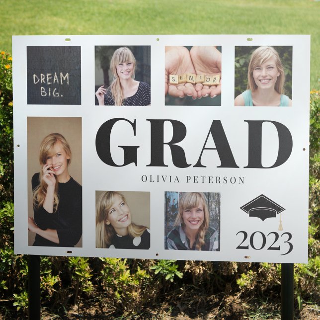 Photo Collage Graduate Class of 2023 Sign (Creator Uploaded)