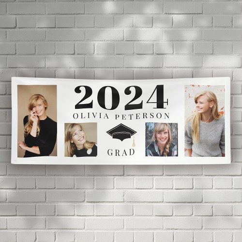 Photo Collage Graduate Class of 2024 Banner