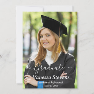 Photo collage graduation announcement cards