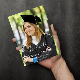 Photo Collage Graduation Announcement Cards
