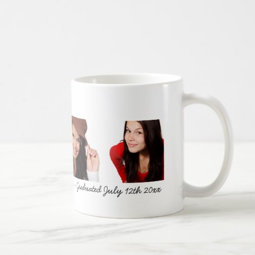 Photo Collage Graduation Custom DIY Coffee Mug