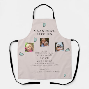 Photo Collage Grandma's Kitchen Foliage Apron