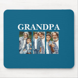 Photo Collage Grandpa D Gift Mouse Pad