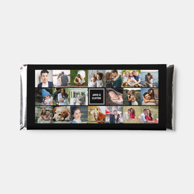 Photo Collage  Hershey Bar Favors (Front)