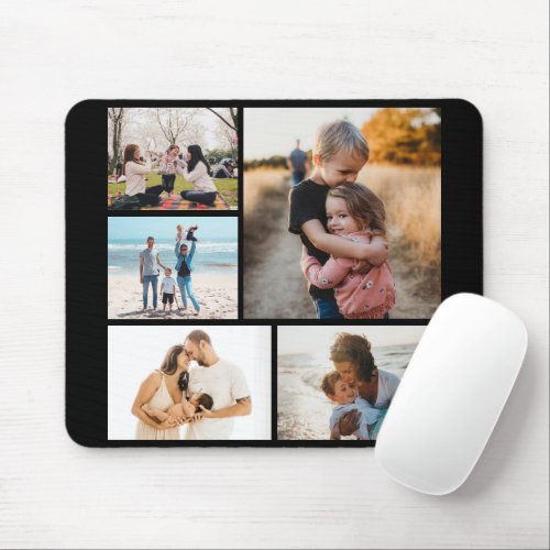 Photo Collage Ideas For Gifts Create 5 Photos Mouse Pad