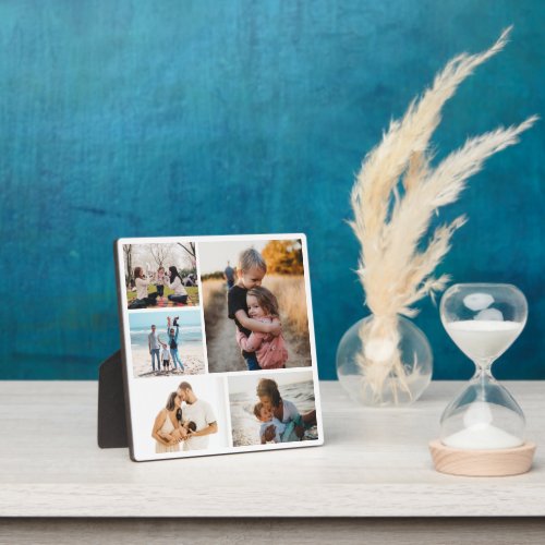 Photo Collage Ideas For Gifts Create 5 Photos Plaque