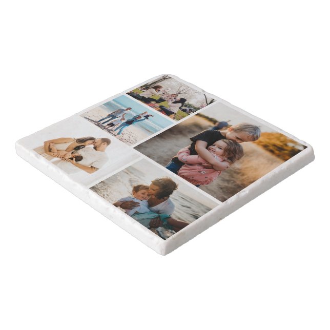 Photo Collage Ideas For Gifts Create 5 Photos Trivet (Corner)