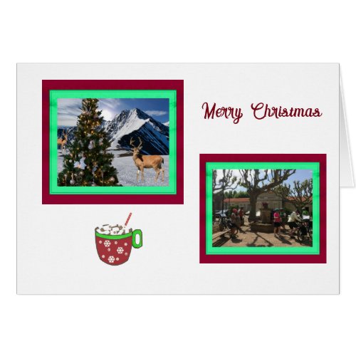 Photo Collage Merry Christmas Card