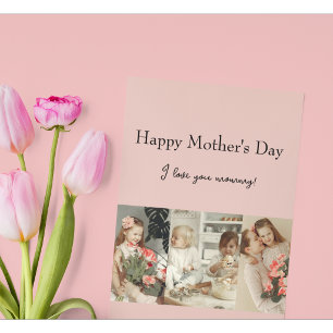 Photo Collage & Message - Personalized Gift    Card