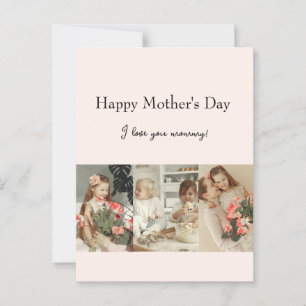 Photo Collage & Message - Personalized Gift    Postcard