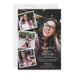 Photo Collage Modern Graduation Party Invitation Photo Collage Modern Graduation Party Invitation