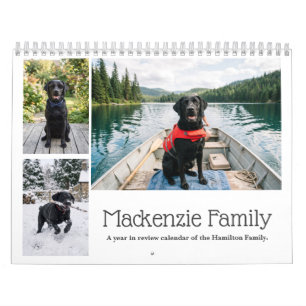 Photo Collage Month By Month Personalized Calendar