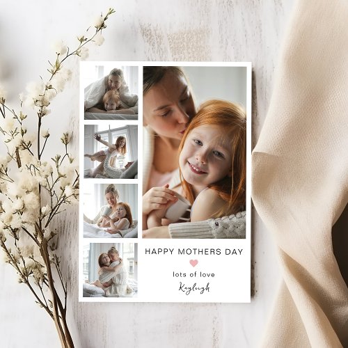 Photo Collage Mothers Day  Card