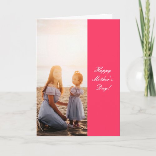 Photo Collage Mothers Day Card for Mom