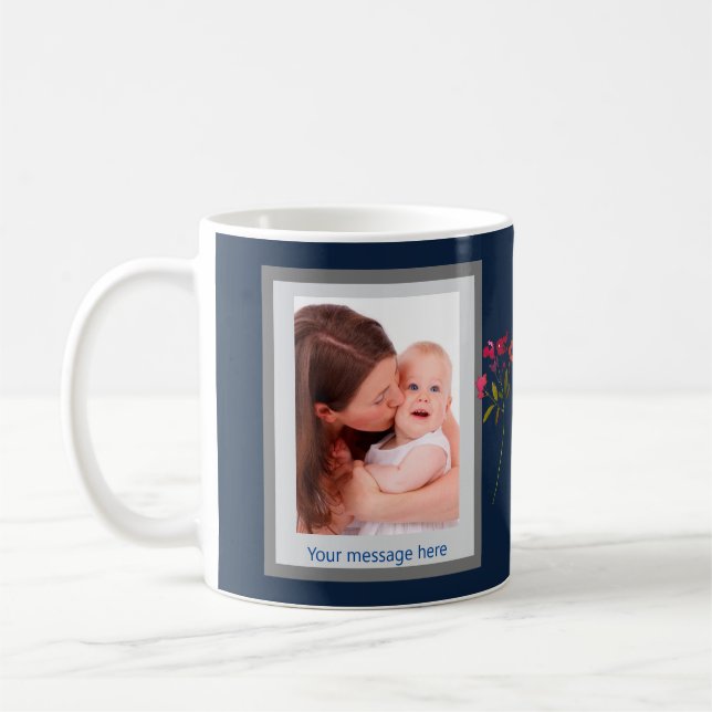 Photo Collage Mother's Day  Coffee Mug (Left)