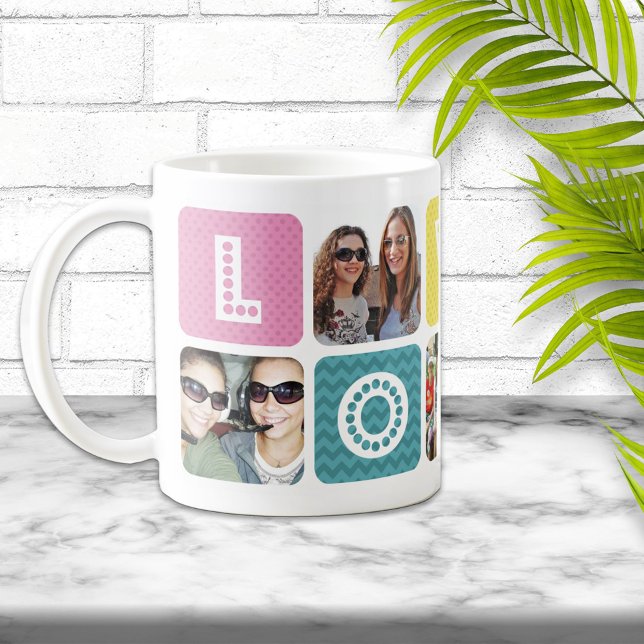 Photo Collage Multicolor Coffee Mug (Creator Uploaded)