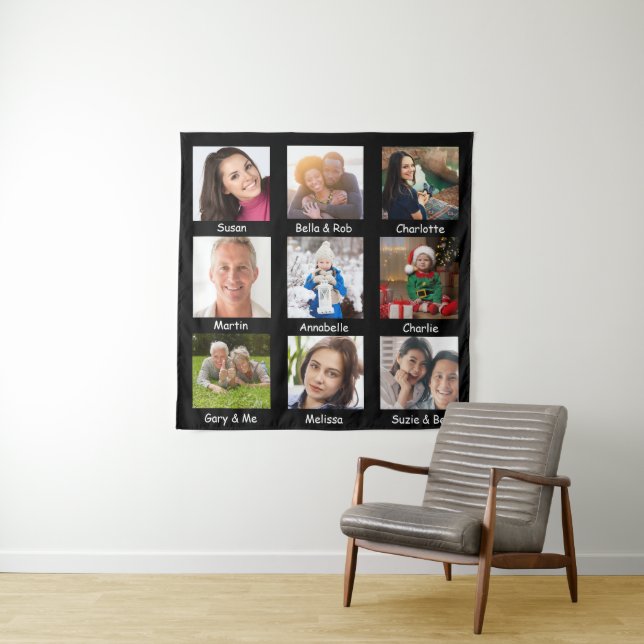 Photo Collage | Name Memory Aid For Dementia Tapestry (In Situ)