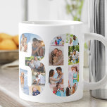 Photo Collage Number 30 - 30th Birthday Giant Coffee Mug<br><div class="desc">Personalized Giant Mug for 30th Birthday. Create your own photo collage using your favorite photos. Your photographs will automatically display in the shape of the number 30 on both sides of the mug. The photo collage holds a mixture of square, portrait and landscape pictures to give you good flexibility of...</div>