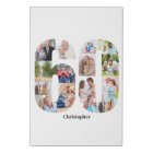 Photo Collage Number 60 Custom 60th Birthday