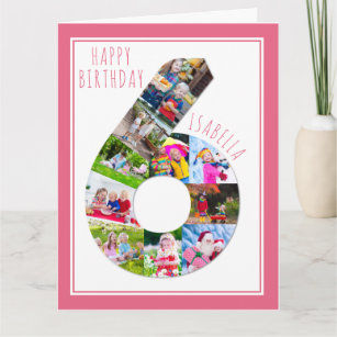 6 different themes available. Girls Happy Birthday cards by Heartstrings cards