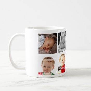 Photo Collage Personalized Coffee Mug by Ricaso_Designs at Zazzle