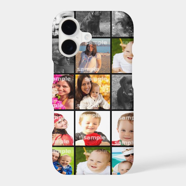 Photo Collage Personalized Custom Case-Mate iPhone Case (Back)