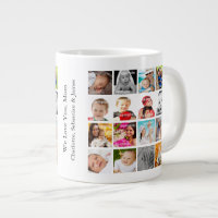 Photo Collage Personalized Custom Large Coffee Mug