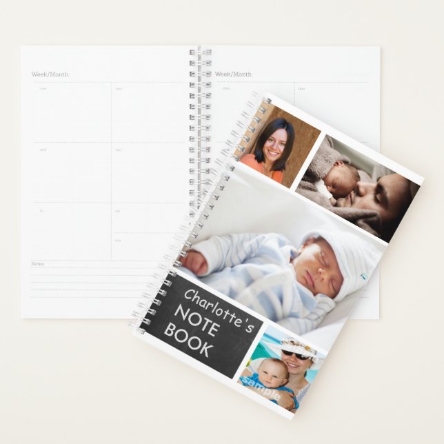 Photo Collage Personalized Custom Planner (Display)