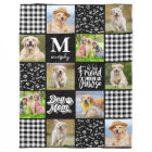 Photo Collage Personalized DOG MOM Unique Quilt