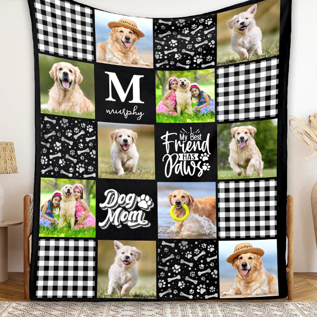 Personalized Dog Mom/Dad Canvas - Mom/Dad With Up To 5 Dogs - Gift Idea For Dog Lovers - A Girl And Her Dogs, A Bond That Can't Be Broken