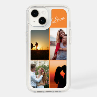 Photo collage Personalized Stylish Couple in love Speck iPhone 14 Case