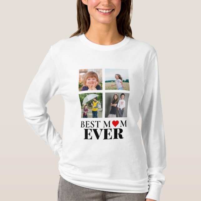 Photo Collage Personalized T-Shirt (Front)