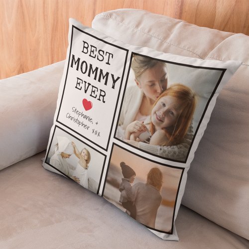 Photo Collage  Personalized Throw Pillow