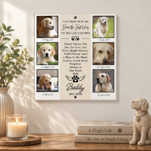 Photo Collage Pet Memorial Keepsake Portraits Acrylic Photo Tile