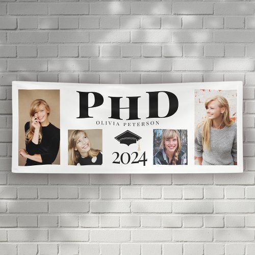Photo Collage PhD Graduate Class of 2024 Banner