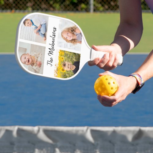 Photo Collage Pickleball Paddle