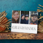 Photo Collage Plaque | Grandmama | Mother's Day<br><div class="desc">Mother's Day is the perfect opportunity to show ALL the moms in our lives just how much we appreciate them. Give your Grandmama a gift she will love and cherish for years to come. Design a personalized photo plaque so she can relive precious memories with her favorite people. Upload your...</div>