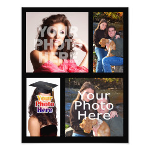 Photo Collage Print, Four Pictures