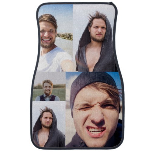 Photo Collage Put Your Face On a Car Floor Mat