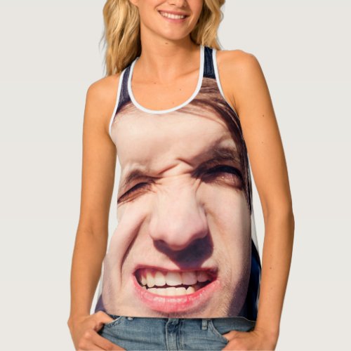 Photo Collage Put Your Face On a Tank Top