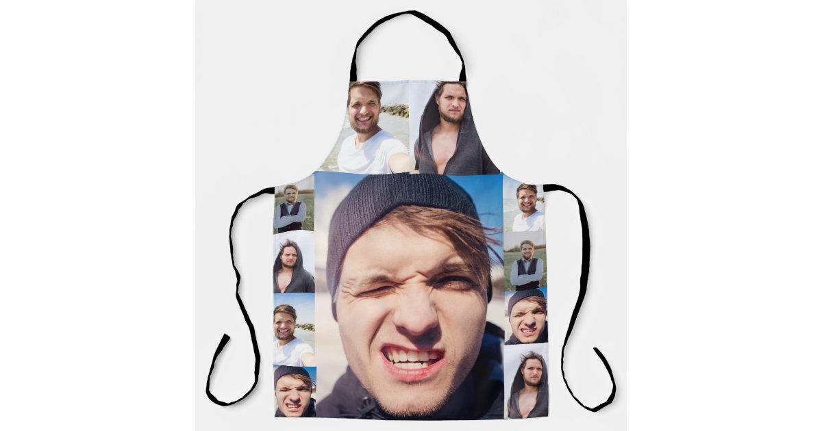 Photo Collage Put Your Face On An Apron Zazzle
