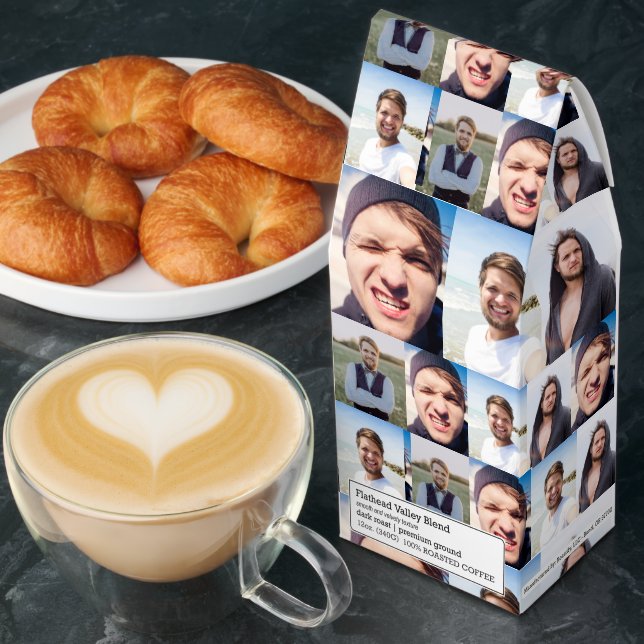 Photo Collage Put Your Face On Roasted Coffee (Breakfast)