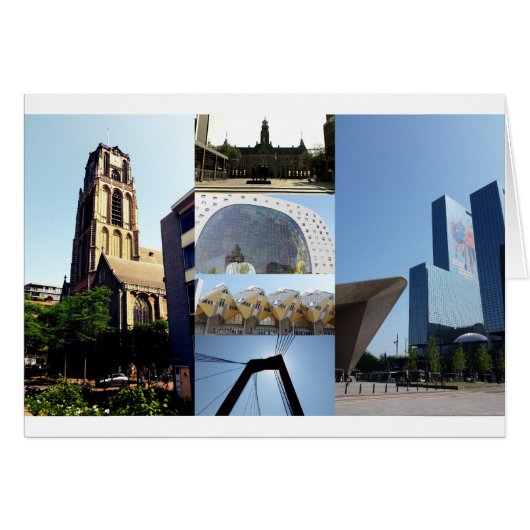 Photo collage Rotterdam 1 Cards (Front Horizontal)